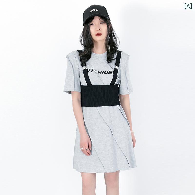 レディース 流行り物 かっこ良い 甘くて 冷やりとした お召しもの 心地好い か細い お召しもの 半袖 夏 その他-レディースファッション