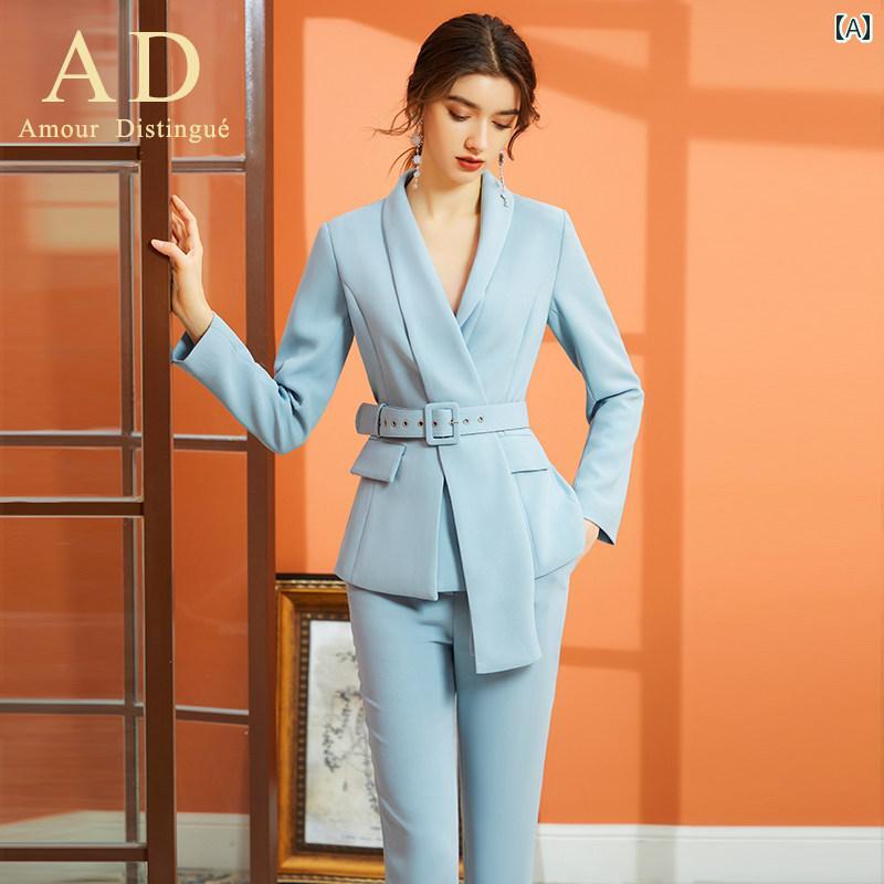レディース 流行り物 今めかしい 通い 執務室 フォーマル 雅びやか 秋 仕事 服 妃殿下 韓国 今めかしい 背広 フォーマル