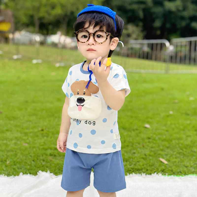 半袖Tシャツ ショートパンツ 上下セット ベビー 男の子 夏服 薄手 軽量 綿 通気性 吸湿速乾 カジュアル キャラクタープリント 普段使い 4,646円