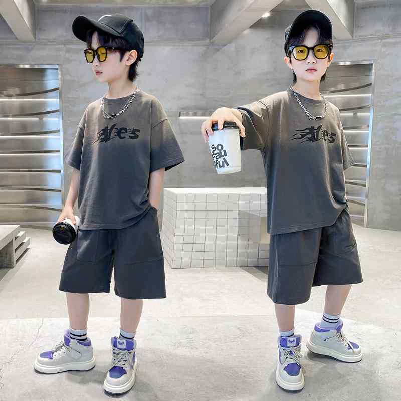 Tシャツ ショートパンツ セットアップ キッズ 男の子 男児 夏 コットン 半袖 スポーツ ストリート カジュアル クール 通気性 吸湿速乾 薄手 普段使い
