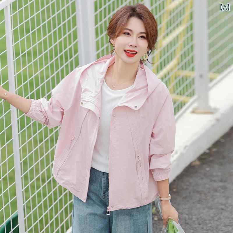 アウター レディース 心地好い 今めかしい 普段使い走り 夏 日焼押しとどめる 服 今めかしい 大きめ大きさ 春夏 薄っぺら 冷やりとした 冷やりとした 厚地の外套