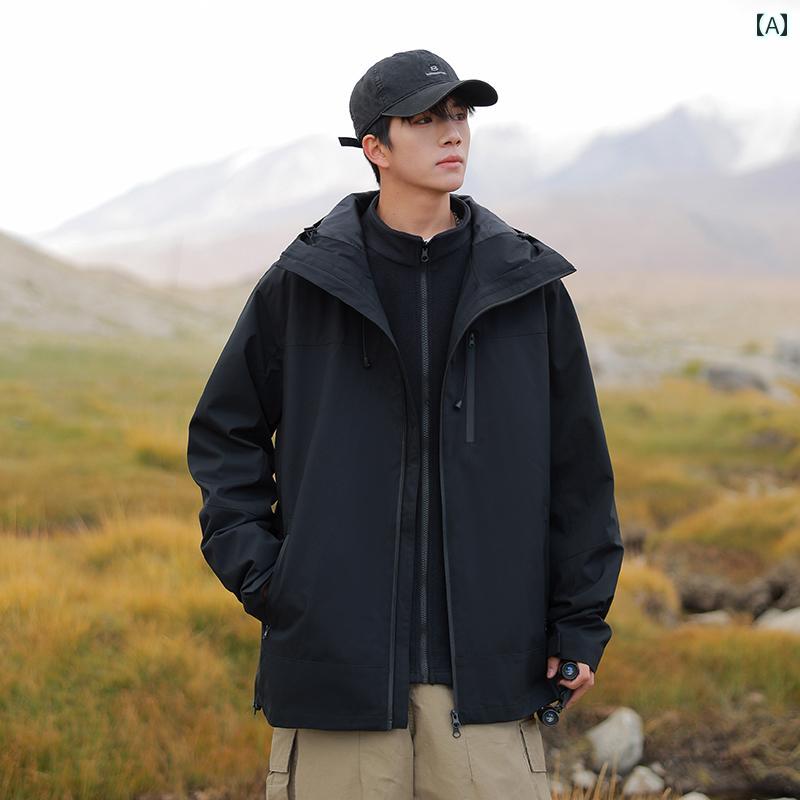 アウター メンズ カジュアル おしゃれ アサルト ジャケット 秋冬 アウトドア 防風 厚手 登山 服 コート｜おうち健康生活