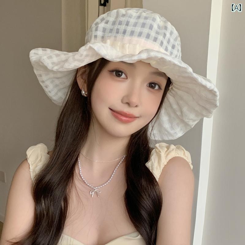 レディース 帽子 おしゃれ カジュアル 普段使い レトロ 漁師 帽 夏 ボタン メッシュ 軽量 涼しい 涼しい 通気性 快適 快適 サンハット 屋外 日焼け防止 サンハット