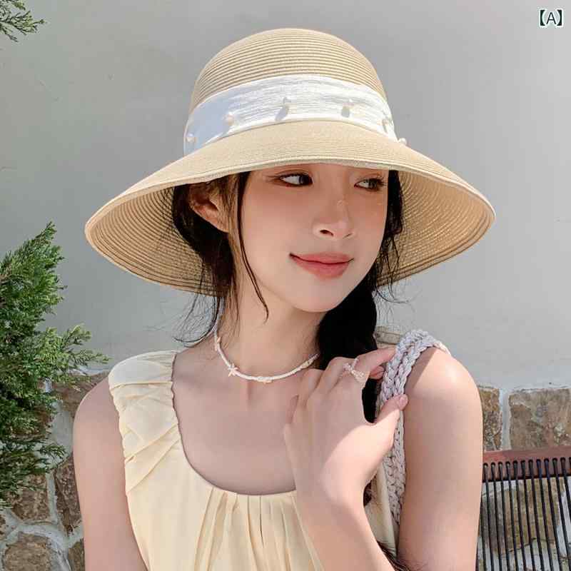 レディース 帽子 おしゃれ カジュアル 普段使い 夏 サンハット 海辺 休日 つば広 麦わら帽子 編み 通気性 快適 快適 屋外 日焼け防止 サンハット