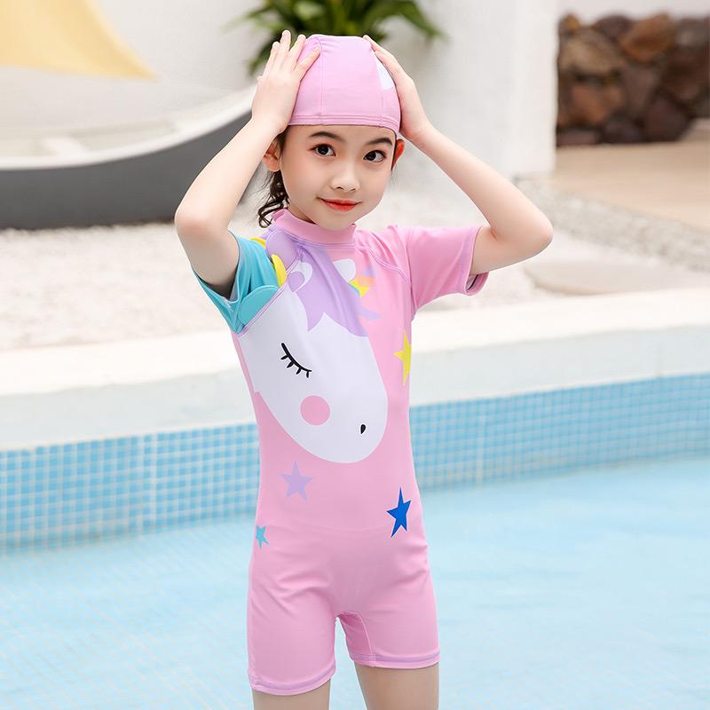水着 子供 女の子 プリンセス 幼稚園 女児 スイムウェア オールインワン UVカット