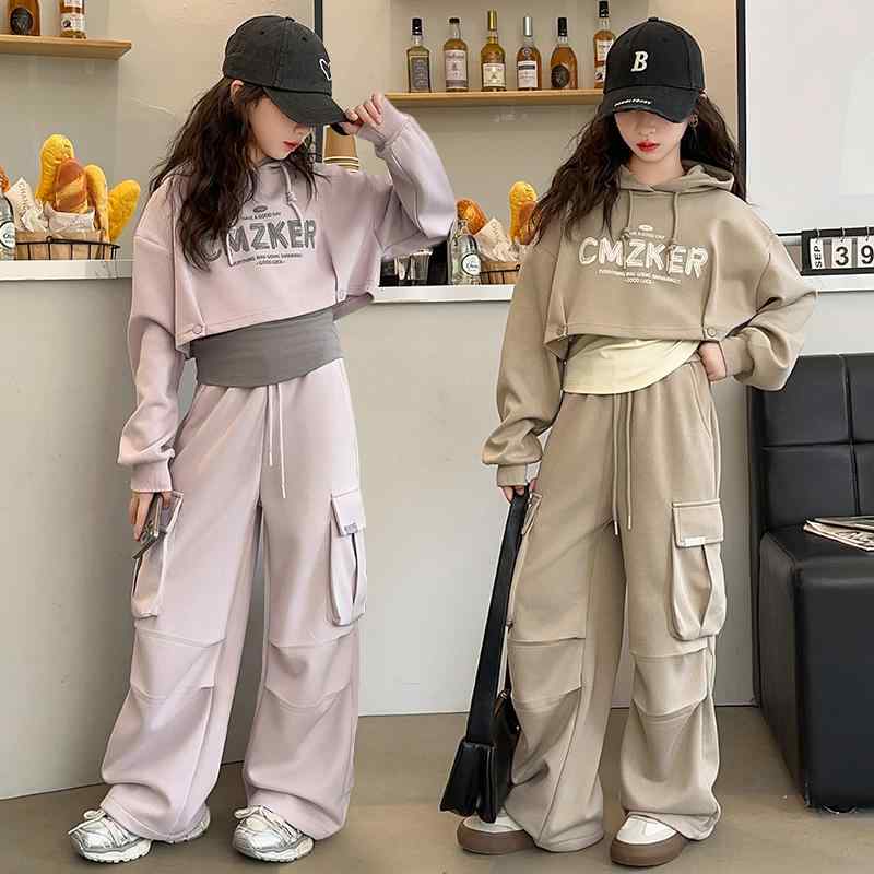 子供 セットアップ 春秋 女の子 トレーナー パンツ 3点セット