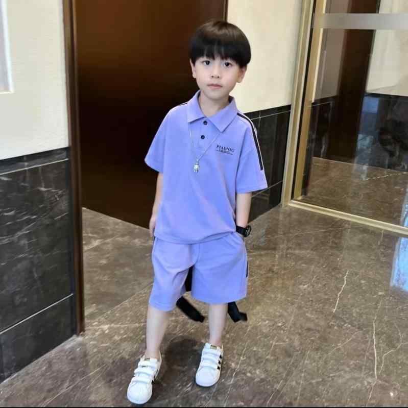 セットアップ 男の子 子供 ポロシャツ 半袖 夏 2点セット 運動着 普段着