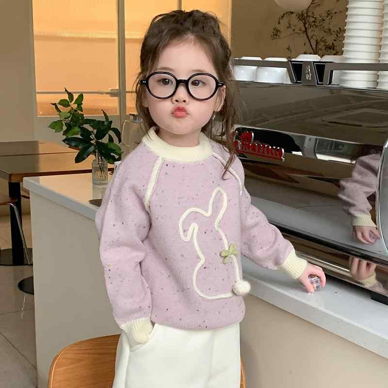 ニット 女の子 子供服 秋冬 厚手 インナー セーター
