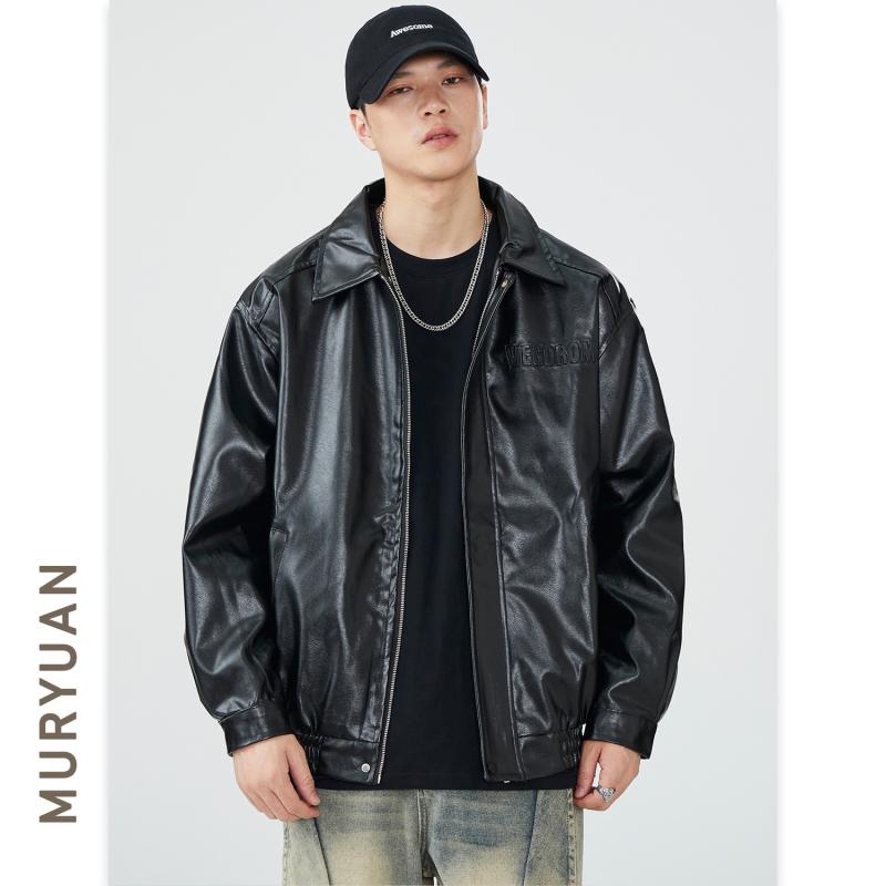 楽天市場】ライダースジャケット メンズ PUレザー新作 アウター バック