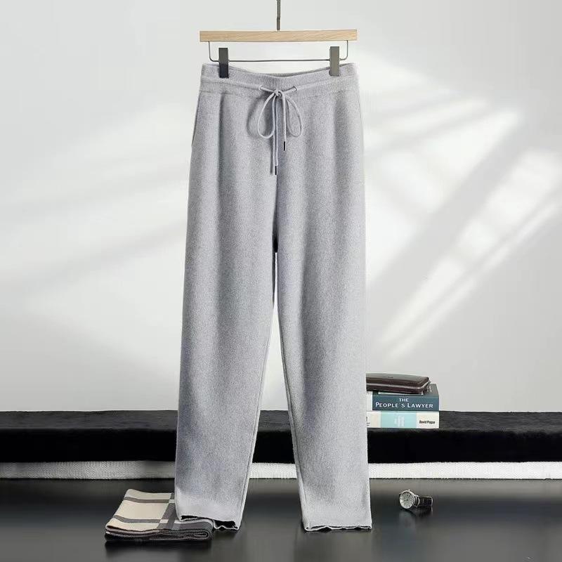 編み物ズボン下 メンズ 秋冬 カシミール 朦々たる 心地好い 引っ切りないズボン下 ジョガーパンツ 普段使い走り ゆったり 伸縮性 成年者心地好い ニット・セーター-セーター