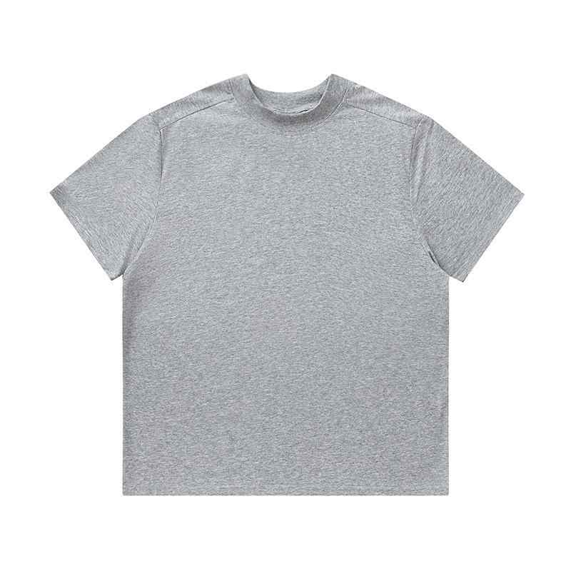 Tシャツ メンズ 男性用 半袖 クルーネック 無地 シンプル ベーシック ゆったり オーバーサイズ コットン 綿 通気性 カジュアル ストリート 普段使い 着回し 春夏 ブラック グレー ホワイト