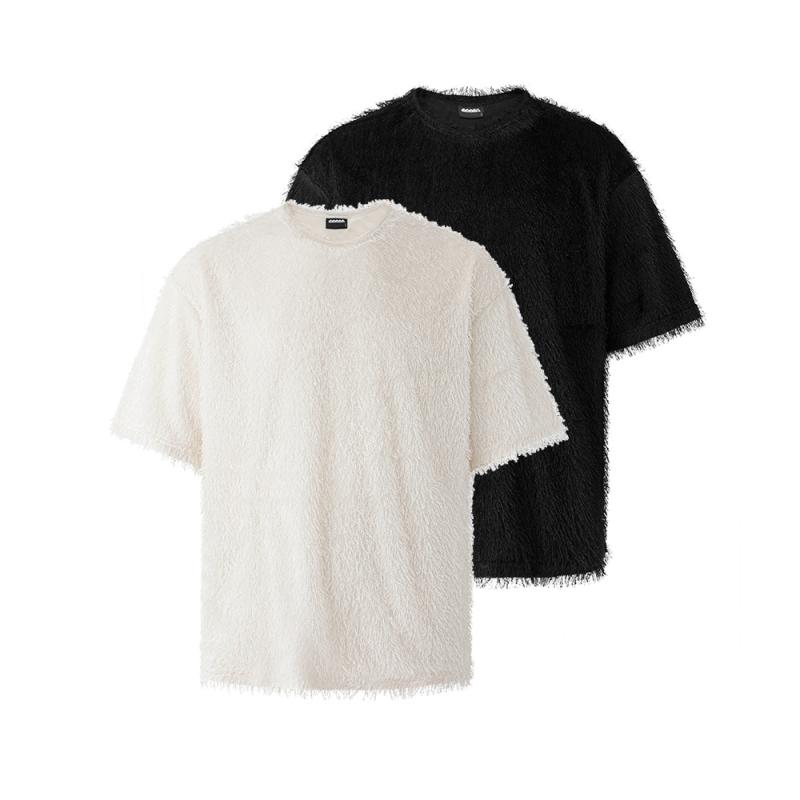 Tシャツ メンズ 男性用 半袖トップス カットソー ゆったり ビッグシルエット ルーズ 韓国ファッション 韓流 ユニーク クルーネック 丸首 ポリエステル 通気性 春夏 カジュアル リラックスウェア 普段使い