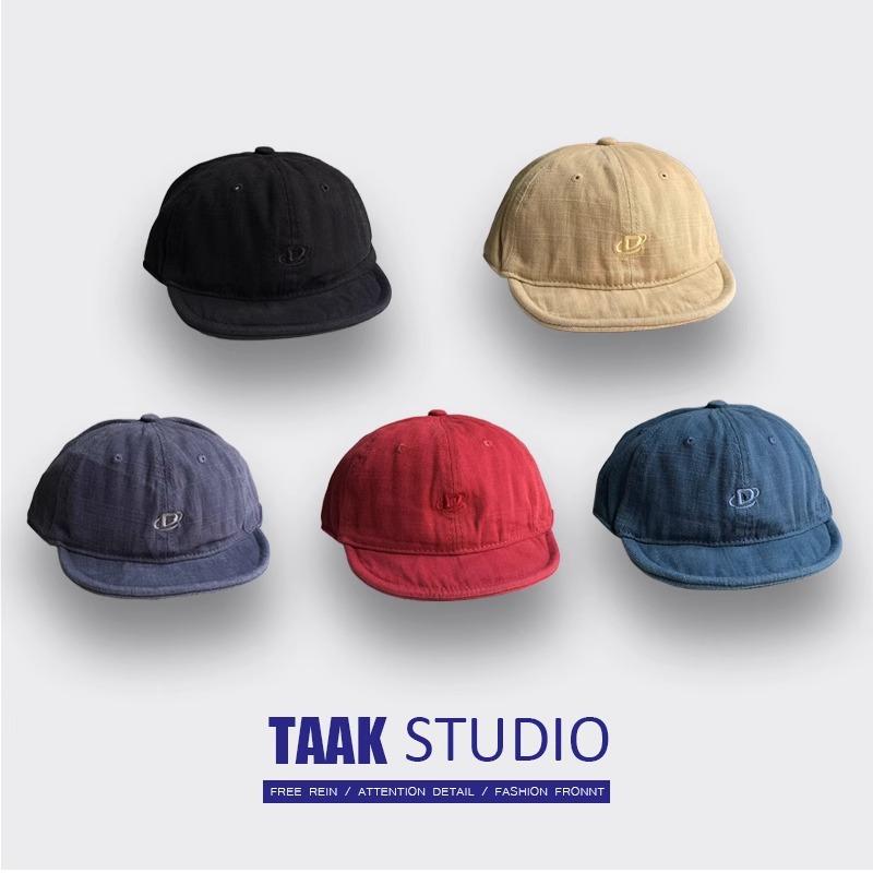 ベースボールキャップ レディース メンズ アメカジ レトロ ヴィンテージ風 ウォッシュ加工 ソフトトップ ショートブリム アルファベット ロゴ 綿 コットン素材 通気性 遮光 調節可能 普段使い カジュアル ワークテイスト 野球帽