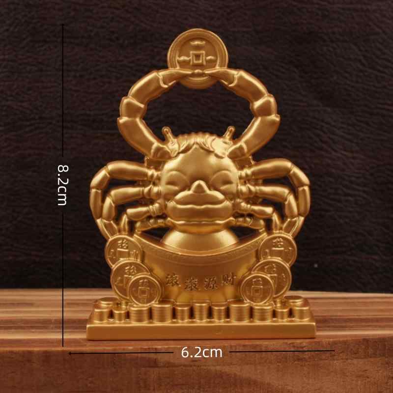 楽天市場】蟹の置物 風水銅製招財蟹（大）天下甲冨 : 中国貿易CTC