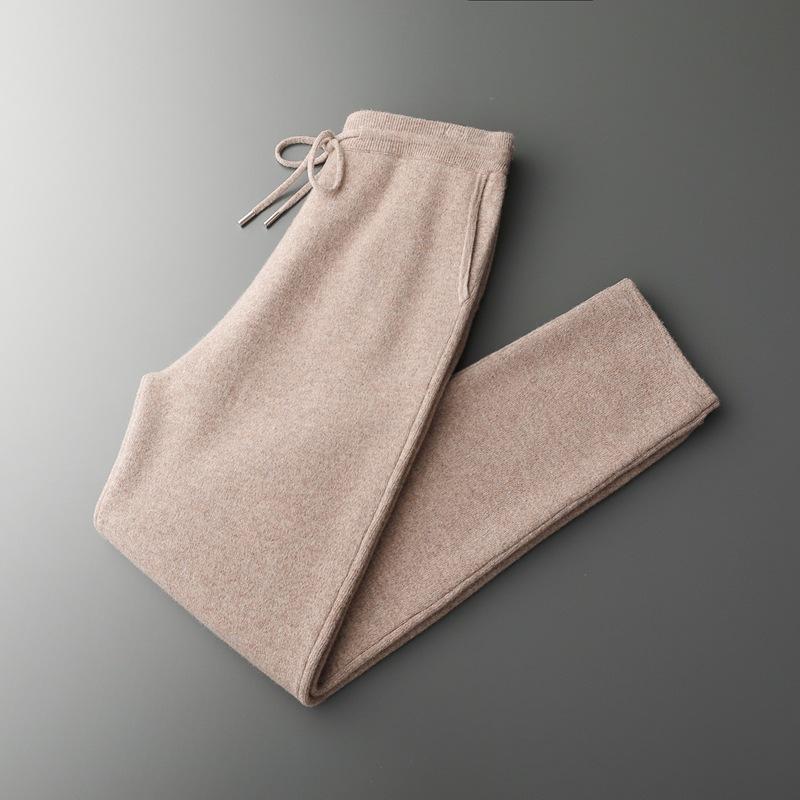 パンツ メンズ 秋冬 ウール 厚手 スウェットパンツ 無地 テーパード ゆったり 防寒 暖かい ストレッチ 大人カジュアル