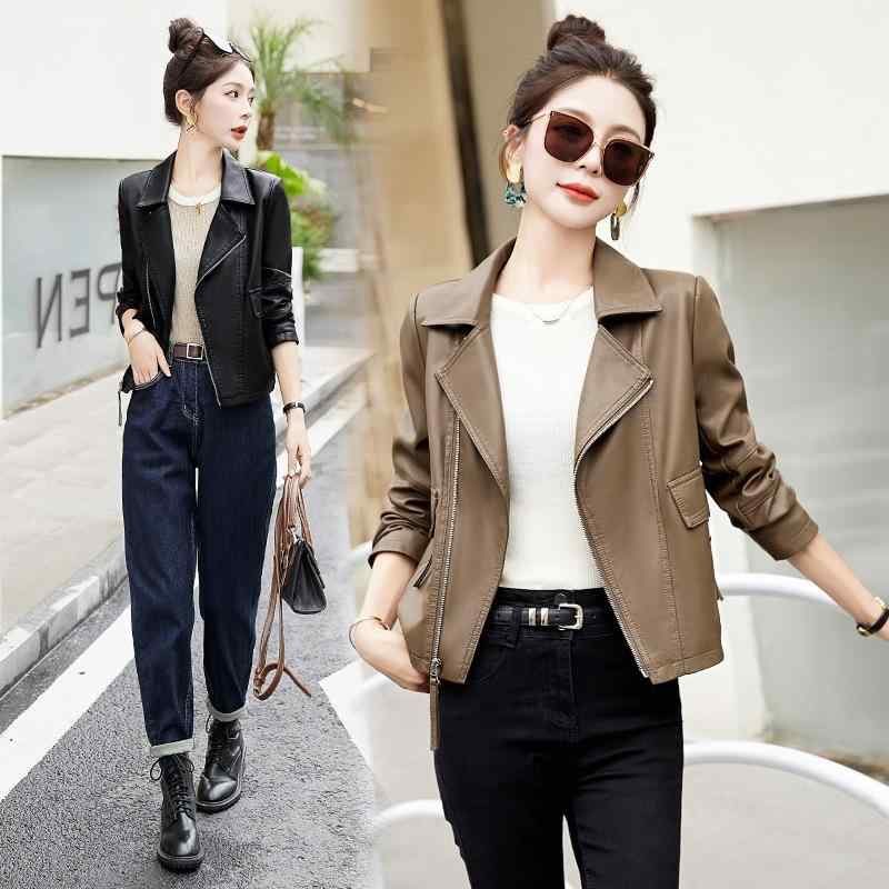 なめし革上衣 レディース 羊革 本革 遊撃手丈 テーラードカラー 長袖 か細い填まる うつり変わり 通い 執務室 心地よい 春夏 アウター
