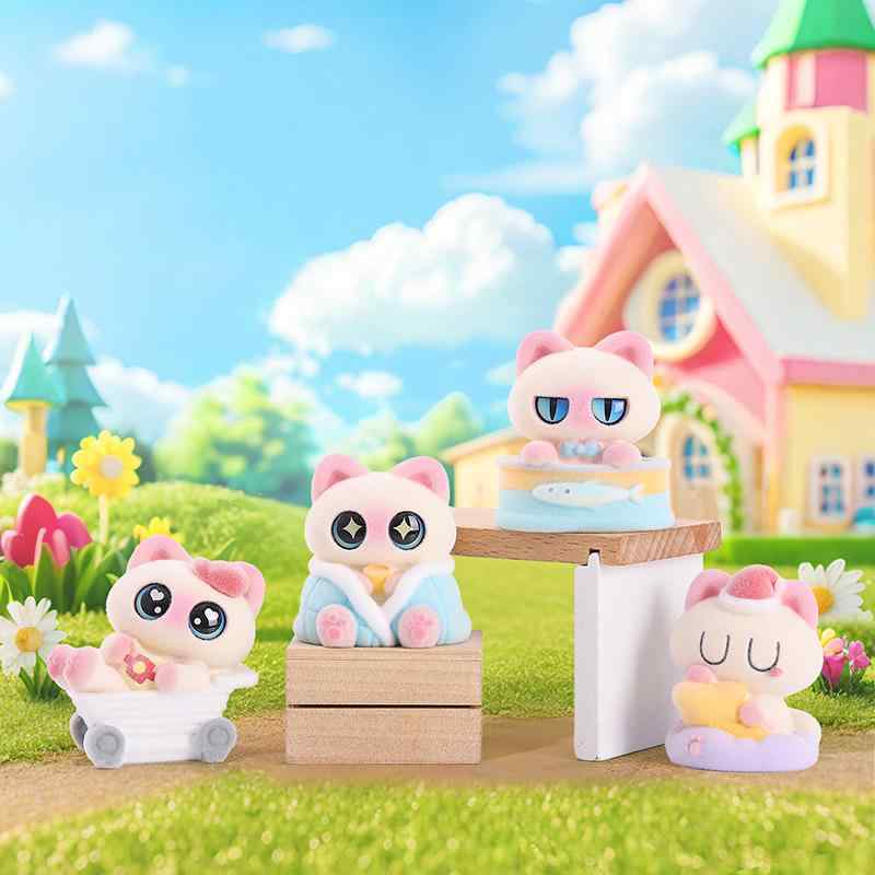 フィギュア 女の子向け 少女心 ピンク シャム猫 ミニフィギュア シークレットボックス かわいい 動物 キャラクター デスクトップ オブジェ コレクション 樹脂製 インテリア 飾り サプライズトイ 4,830円