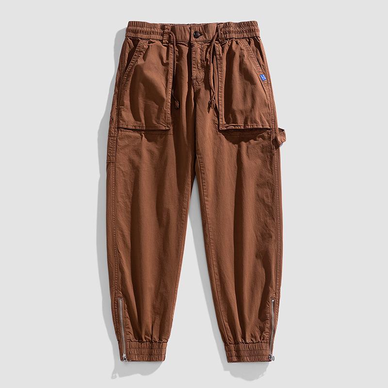 パンツ メンズ カーゴパンツ 男性 ワークパンツ コットン 綿 アメカジ アメリカンヴィンテージ風 多ポケット ストレート ルーズ ワイド ゆったり 高級感 ワイルド 伸縮性 丈夫 耐久性 普段使い カジュアル ストリート ロング丈