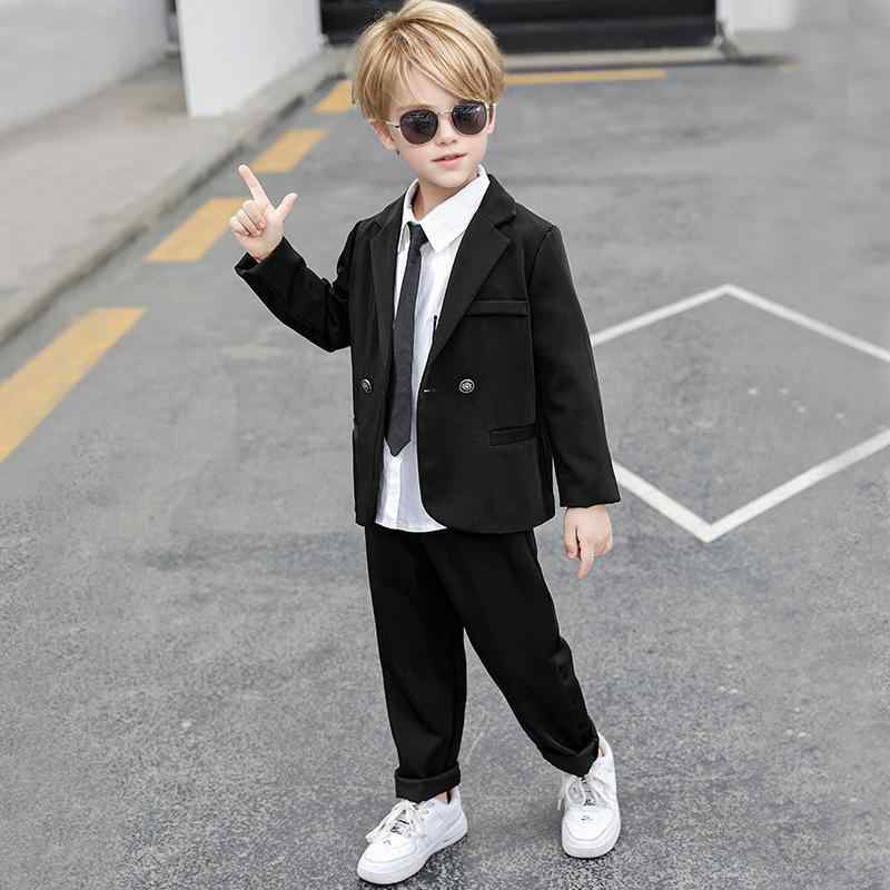 スーツ 男の子 キッズ フォーマルウェア おしゃれ 韓国 スタイリッシュ セットアップ 2点セット ジャケット 発表会 舞台 ステージ 結婚式 卒業式 入学式 七五三 冠婚葬祭 春秋 ブラック ピンク ブルー ポリエステル混紡