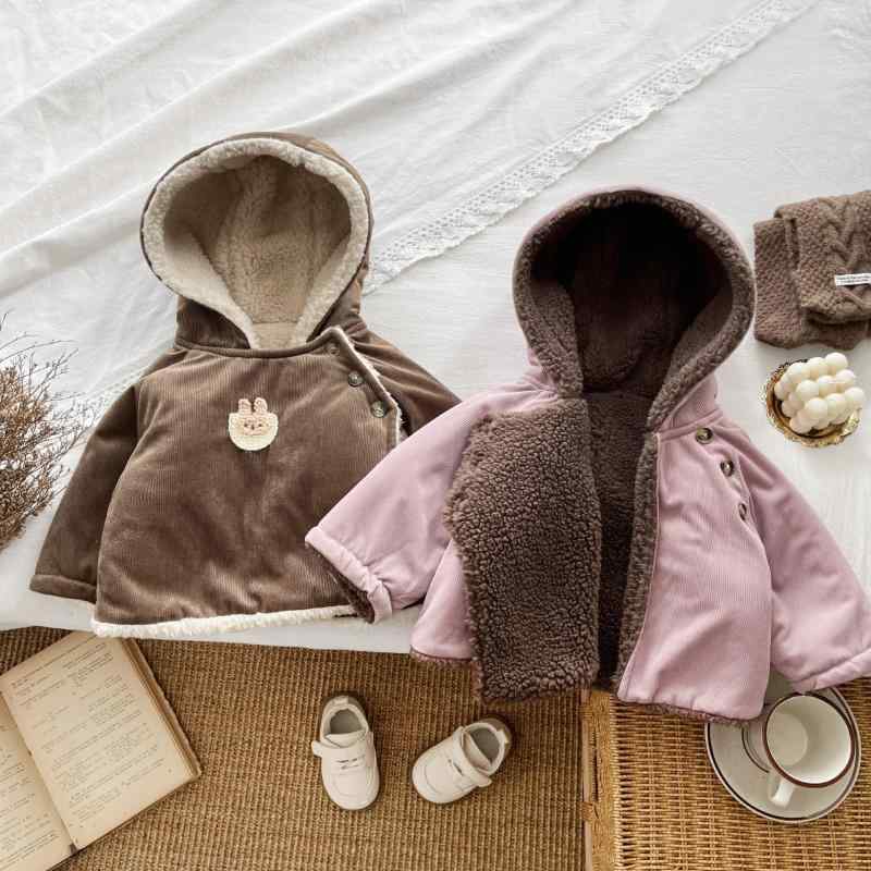 コート 女の子 ベビー 中綿 アウター シープボア ふわふわ 厚手 防寒 保温 暖かい 冬服 トップス おしゃれ かわいい 普段使い カジュアル お出かけ 上着
