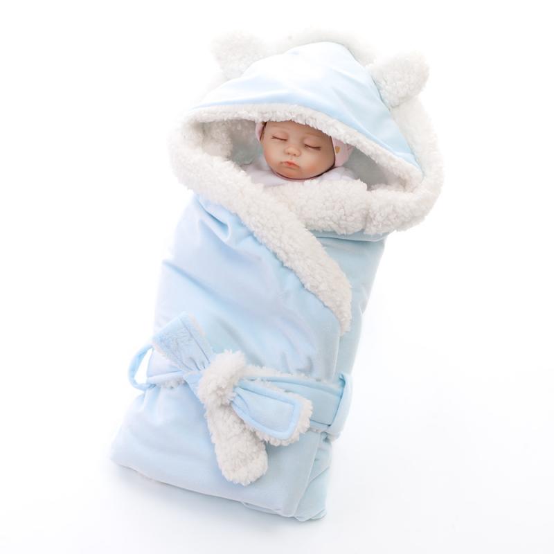おくるみ ベビー 新生児 赤ちゃん 超ソフト ふわふわ ボア ラムウール なめらか 無地 退院 寝かしつけ ブランケット スワドル