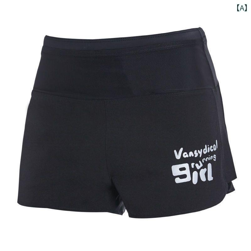 ショートパンツ レディース ハイウエスト ポケット 防透け 速乾 吸湿速乾 フィットネス ヨガ ランニング ジャンプロープ 春夏 無地 迷彩 ブラック ホワイト イエロー ポリエステル ナイロン 混紡 普段使い ジムウェア