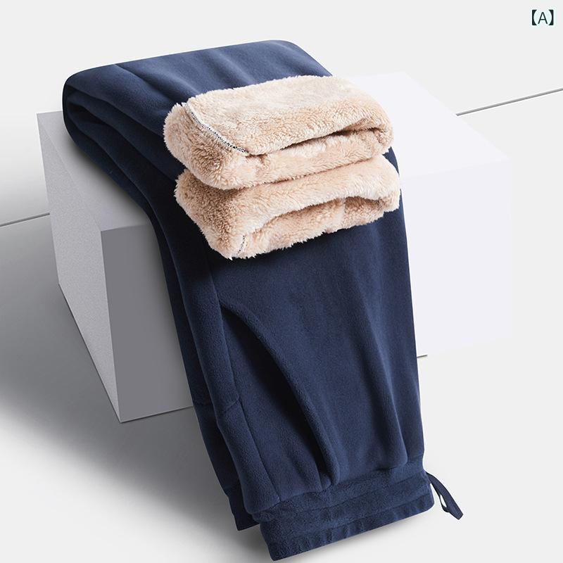 スウェットパンツ メンズ レディース 秋冬 ルーズ ストレート ロング フリース 暖か 厚手 ストレッチ ポリエステル スポーツ カジュアル 大きいサイズ 無地 ノーアイロン ジップ ミドルライズ 黒 青 灰