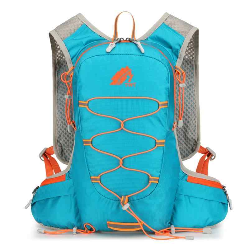 バックパック メンズ レディース ランニング ハイキング サイクリング マラソン 防水 ポリエステル 20L グレー ブラック グリーン ポータブル ダブルショルダー エアパッド ストラップ アーバン シンプル