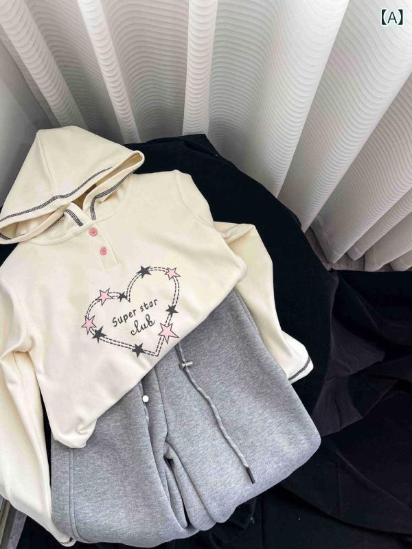 Tシャツ キッズ 男の子 女の子 秋冬 長袖 フード プリント柄 スポーツ おしゃれ かわいい 柔らかい ポリエステル ベージュ カジュアルスタイル 普段使い アクティブ