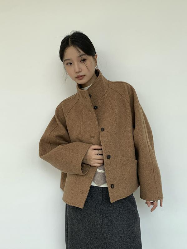 羊毛厚地の外套 レディース 飛び切り感 分かりやすい 朦々たる ゆったり影ぼうし 二分の一ハイネック ロング捩り 真っただ中丈 ノン鉄 冬 心地好い 薄墨色 カルメ焼