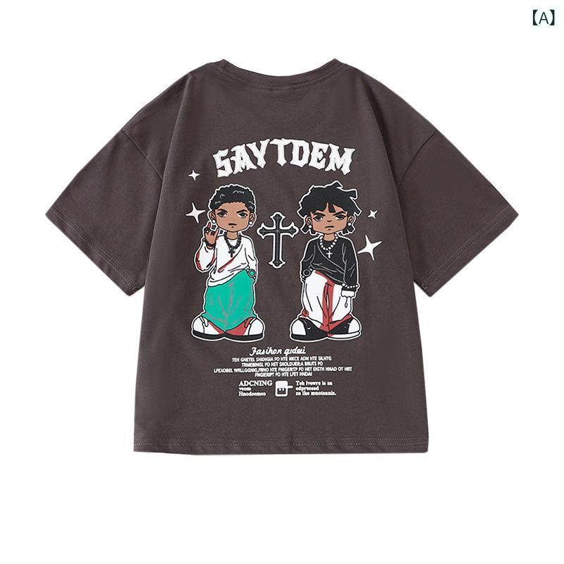 ダンス衣装 男の子 女の子 ヒップホップ ストリート 迷彩柄 ベスト セット グレー 半袖 ブラック ショーツ 星柄 ソックス 墨緑 スカーフ ネックレス 夏 ステージ トレンド かわいい