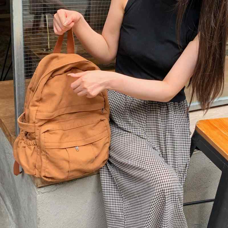 リュックサック メンズ レディース ビジネス 通勤 キャンパス レトロ ビンテージ 森系 欧米風 ファッション 合成皮革 黒 カーキ 緑
