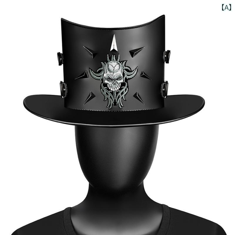 トップハット メンズ レディース ハロウィン ペストドクター 魔術帽 ステージ ウェディング 無地 ブラック 防水 保温 防風 遮陽 防虫 平頂 ワイドブリム オールシーズン