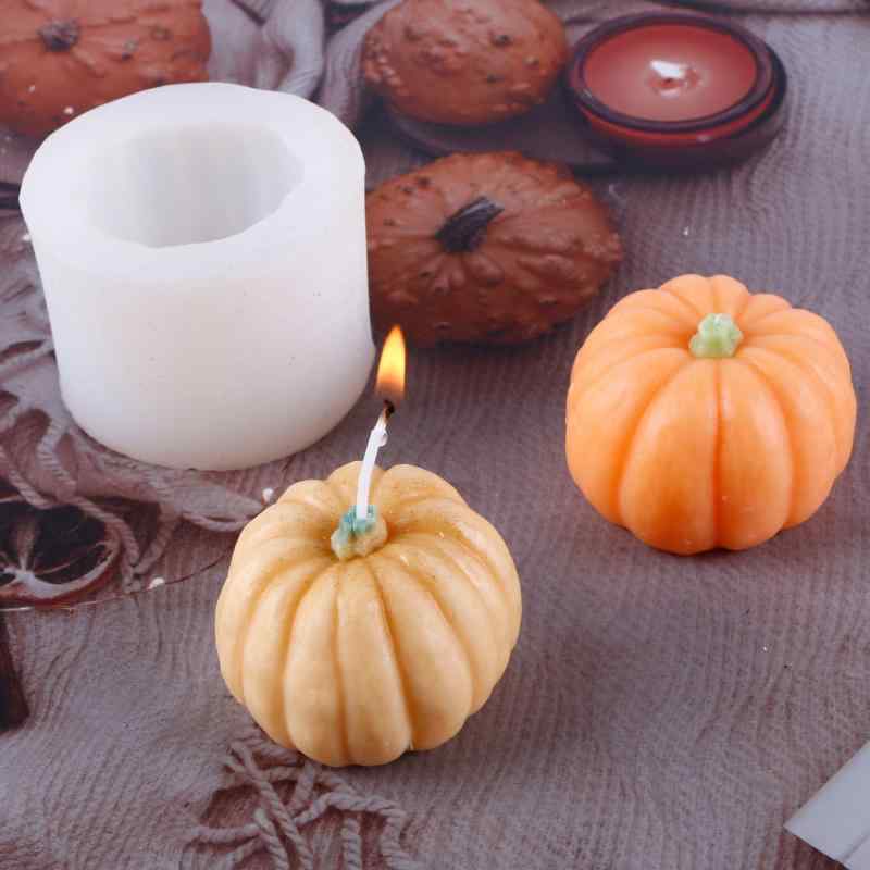 西洋菓子型 西洋カボチャ型 ケイ素樹脂 ハロウィン DIY ヘアムース 黒茶 飾りつけ アロマキャンドル 丸形 澄み切った白 ベーキング 秋 愛くるしげ 乾荒原 飾り付け