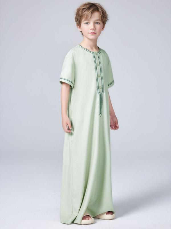 民族服 男の子 刺繍 ルーズ ロングローブ ボタンシャツ ビスコース 人 カジュアル 柔らかい素材 オールシーズン 普段使い 草緑 カーキ