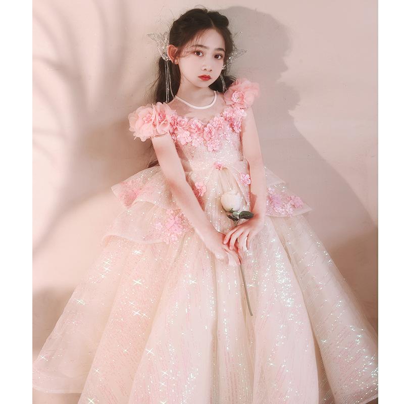 御姫様御召しもの うしろ帯 サクラ色 赤ちゃん用 公演服 洋琴掻きならす 御花うしろ帯 飛び切り感 可愛らしい 御姫様 表現スタイル ポリエステル 筋目 上塗り シアー製作 エンザイム洗いもの オール時節 普段使い