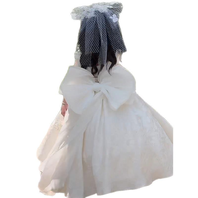 御召しもの うしろ帯 可愛らしい 白 御姫様 筋目 同盟罷業一回り 夏 キャミソール 衣装 ポリエステル混紡 裏地 赤ちゃん フォーマル