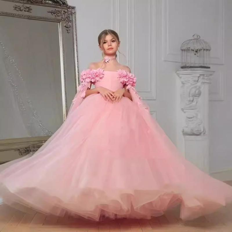 ドレス 女の子 オフショルダー プリンセス プリーツ 夏 ピンク 赤 青 かわいい イベント パーティー キッズ ステージ ファッション トレンド 子供服 礼装 ガールズ フォーマル 軽やか 華やか 3歳から8歳向け|おうち健康生活