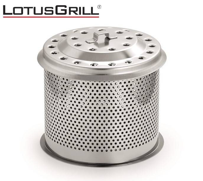【メーカー直送品】【代引き不可】ロータスグリル専用 交換用チャコールコンテナ パンチングメタル G-HB3-D115/G-HB-D180/G-HB3-DK