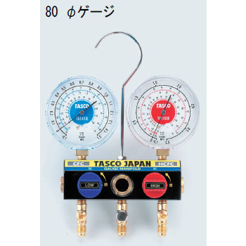 TASCO ボールバルブ式マニホールド TA120W