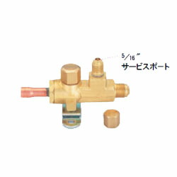 TASCO サービスポート付ボールバルブ 5/8ロウ付 TA281HB-5