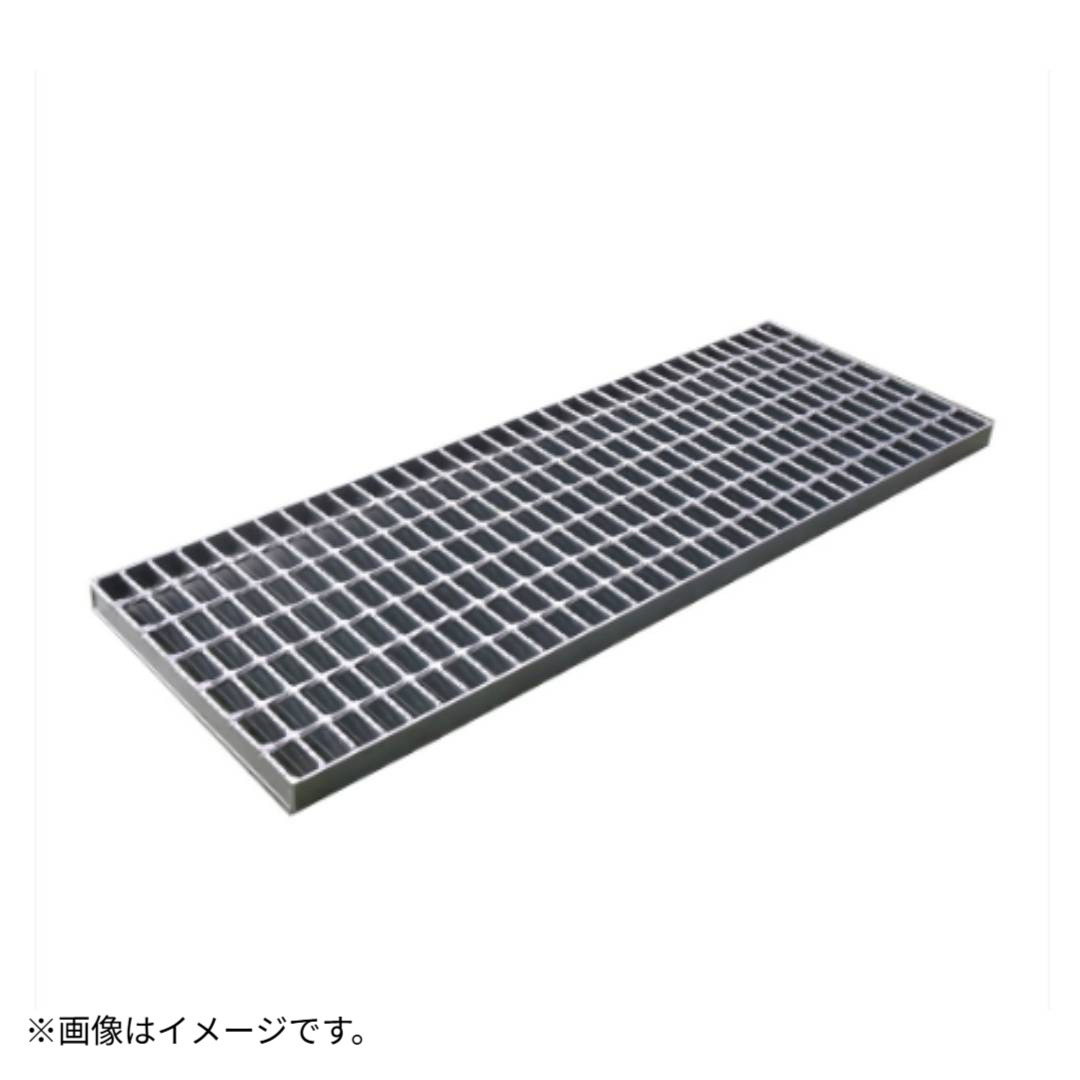 【中部コーポレーション】くぐり抜ける溝・雨うけ用スチールグレーチング 溝蓋 本体のみ 当て嵌める掛け目：T-2VG5B38-4大きさ：995×500×38（粍）