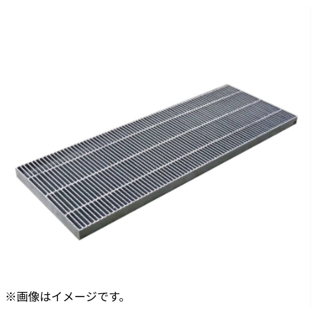 【中部コーポレーション】くぐり抜ける溝・雨うけ用所せまいスチールグレーチング 溝蓋 本体のみ 当て嵌める掛け目：T-14、T-6CXHB 325-2大きさ：997×300×25（粍）