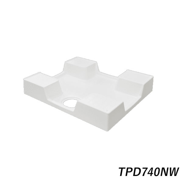 【テクノテック】イージーパン 真っただ中穴 ニュー白いこと TPD740-CW2[代引っ張ること不可][北海道、沖縄県、離島送ること不可]