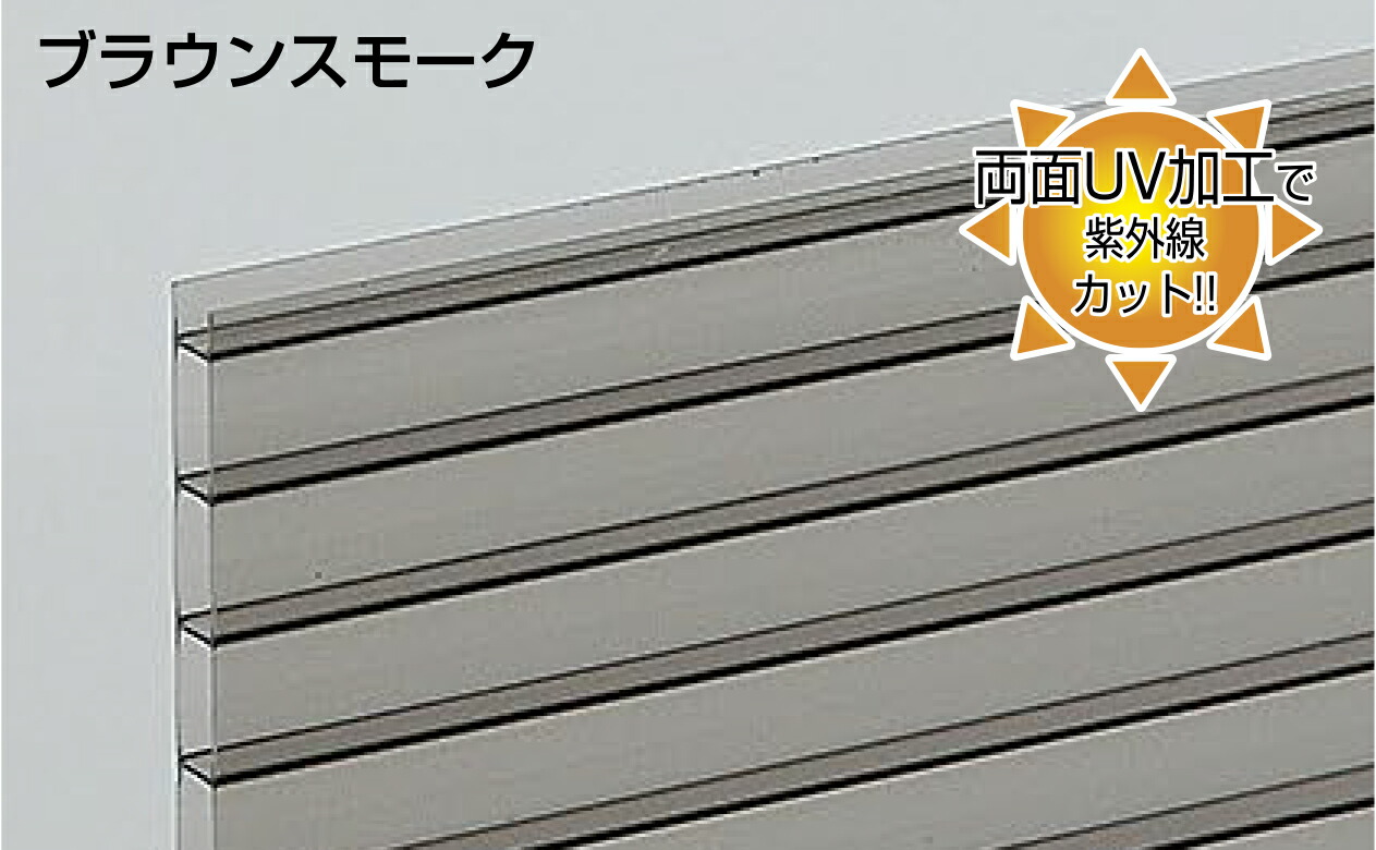 【光】【断熱成り行き】【内窓屋台骨】ポリカがら明きボードブラウンスモーク 奥ふかさ4粍 450mm×900粍 KTP940W-2-2/900mm×900粍 KTP990W-2-2/約910mm×1820粍 KTP1894W-2-2 2枚入り口・入口 花・ガーデン・DIY-建具-木材・建築資材・設備