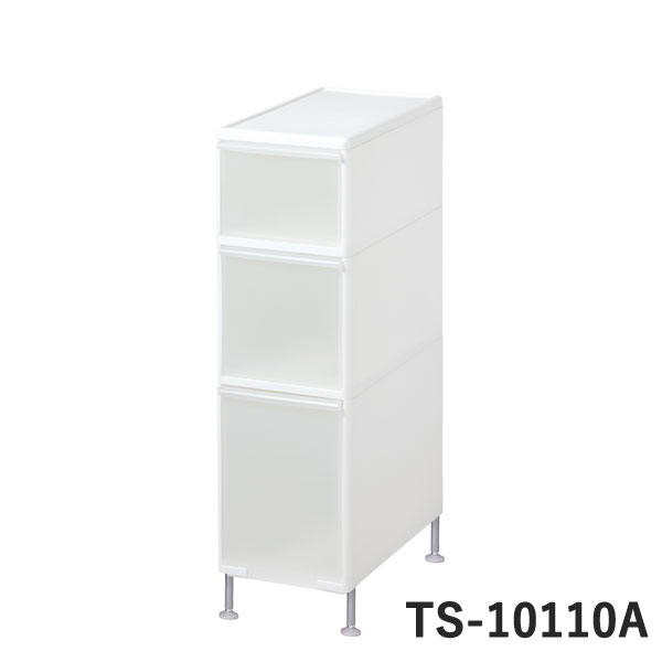 【ライクイット】アジャスター付ストッカー幅 ２５．５糎 ＭＳ－１１１０Ａ 白いこと