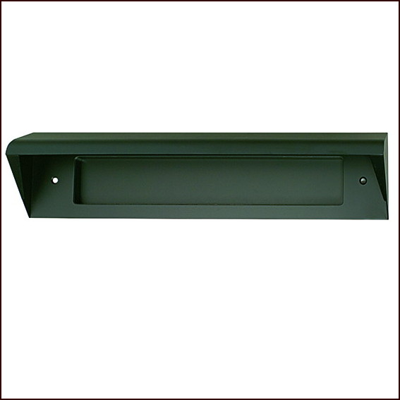 ファースト ワイドポスト口 ＜ステンレスシュートの口部分＞ 取付開口寸法：60&times;255mm 黒｜おうちまわり 店