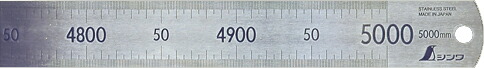 直尺 ステン 5m H5065×W45×D3粍 5299g