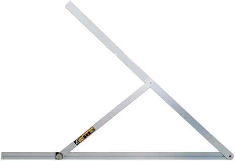 アルミ自由金 90cm 目盛なし 筋交付 H955×W22×D20mm 680g