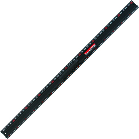 アルミカッター定規 カット師EX1.5m 併用目盛 取手付 H1535×W88×D66mm 1390g